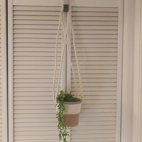 Hand Woven Hanging Planter - Picture 4 of 9